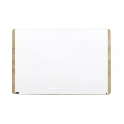 whiteboard, magnetisch, brett, holzrahmen, gleitender marker