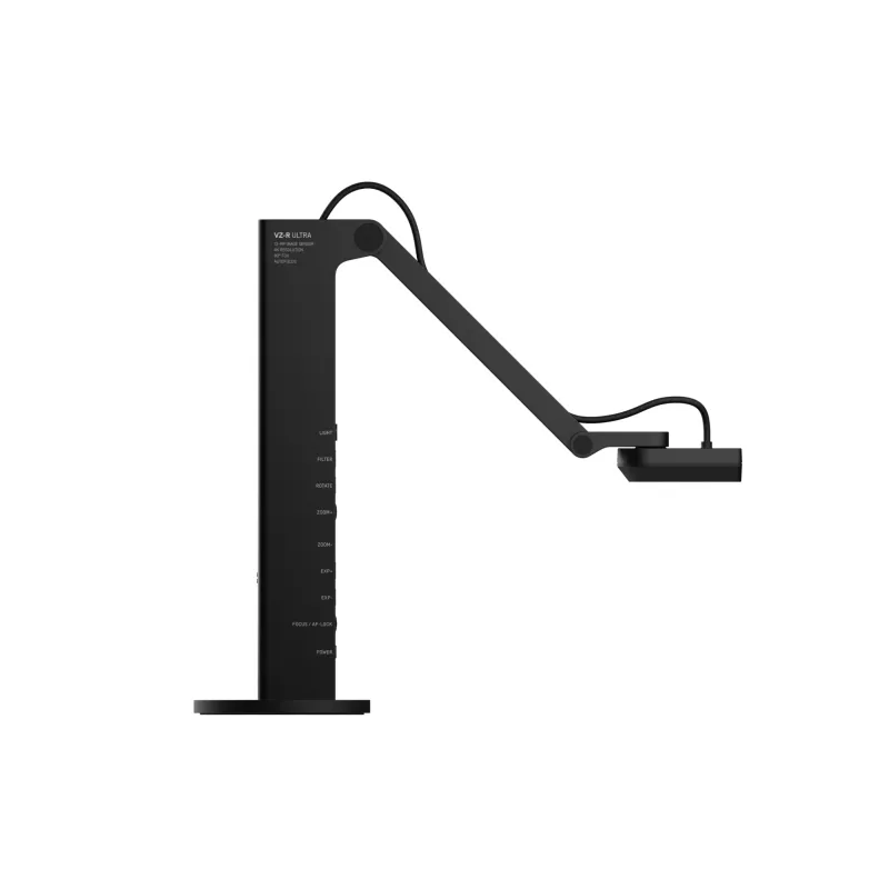Schreibtischlampe, Schwenkarmlampe, schwarz, verstellbar, LED-Licht