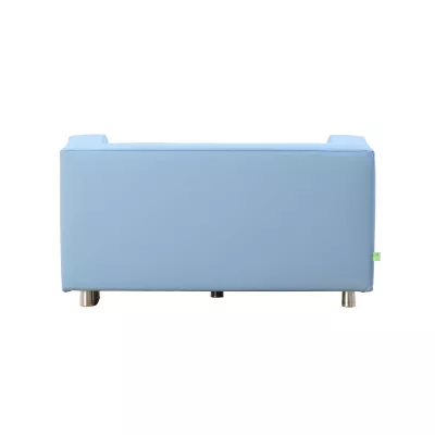 Sofa, Sitzbank, Blau, Bezug, Beinhoehe