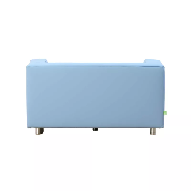 Sofa, Sitzbank, Blau, Bezug, Beinhoehe