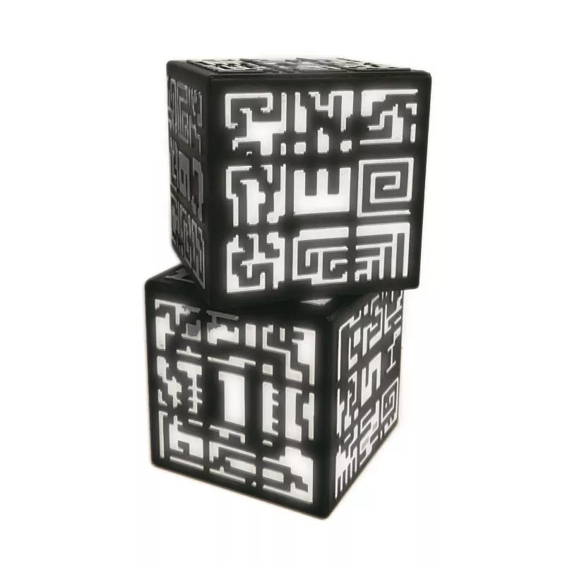 Puzzle, Würfel, Deko, Schwarz, Geometrisch