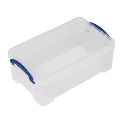 Aufbewahrungsbox, Aufbewahrungsbehälter, Kunststoffbox, Transparente Box, Deckel mit Griff