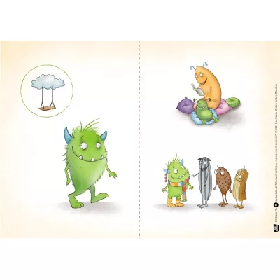 Wortbildschirm, Monstron, Wespe, Kreaturen, Bildseite