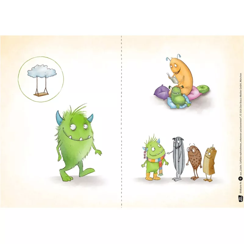 Wortbildschirm, Monstron, Wespe, Kreaturen, Bildseite