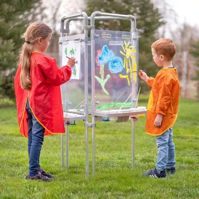 Kunstprojekt, Malereimer, Outdoor-Künstlerbox, Kinderatelier, Pinselset