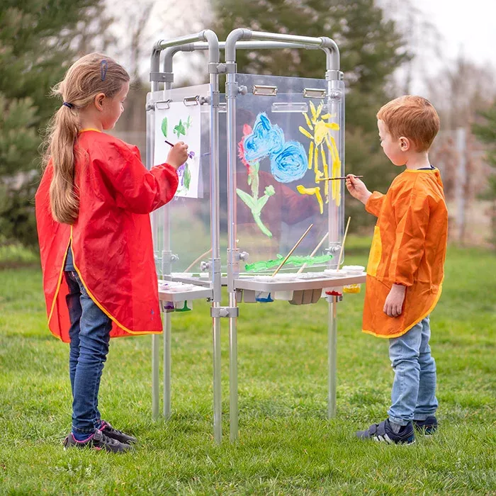 Kunstprojekt, Malereimer, Outdoor-Künstlerbox, Kinderatelier, Pinselset