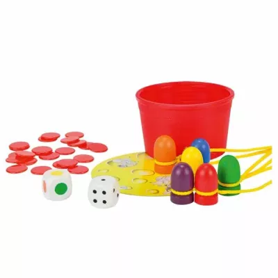 Kugelspiel, Würfel, Satzspiel, Streichhals Kugeln, Sortierspiel
