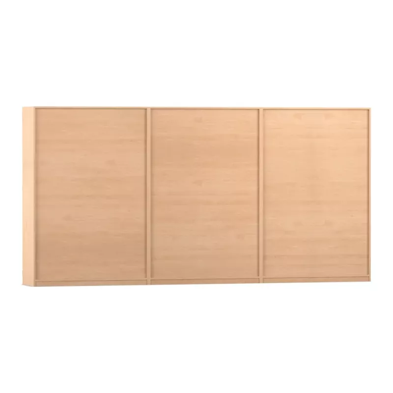 kleiderschrank, schrank, holz, paneel, drei turen