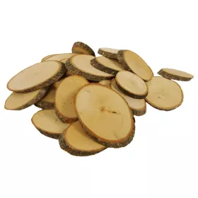 1 kg Naturholzscheiben, oval