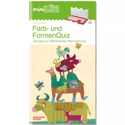 Kinderbuch, Bilderbuch, Farben, Tiermotive, Puzzle-Spielzeug