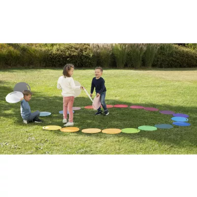Spielplatz, Sortierpfad, Farbstufen, Kinder spielen, Bahn?