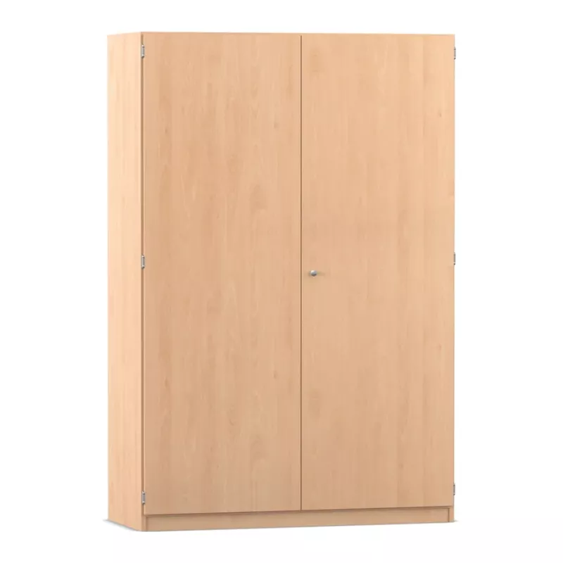 Schrank, Kleiderschrank, Holzoptik, Doppeltürenschrank, Schrankboden