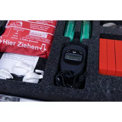 Pfeife?, Timer, Stoppuhr, Kofferinhalt, Batterie