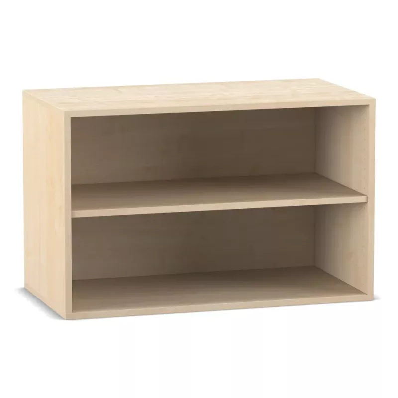 Regal, Holzregal,  offenes Regal, zweigeteiltes Regal, Holzregal