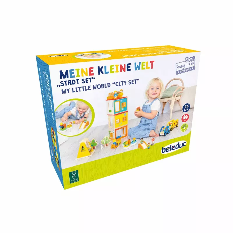 Spielzeug, Kita-Spielzeug, Stadtset, Holzspielzeug, Kinderwerkzeug