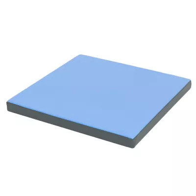 Matratze, Kissenauflage, Blaue Oberfläche, Matratzenauflage 60x60, Schaumstoffkern