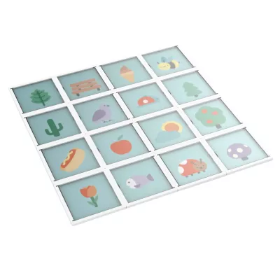 Gitter, Kacheln, Illustrationen, Wandkunst, Puzzle