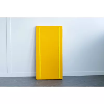 gelbes Panel, senkrecht Panel, rechteckiges Panel, flaches Panel, Wohnaccessoire