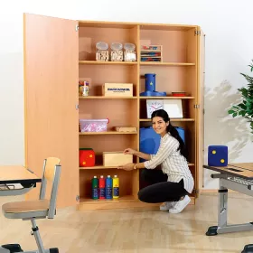 Klassenschrank mit Mittelwand - Breite: 94,4 cm