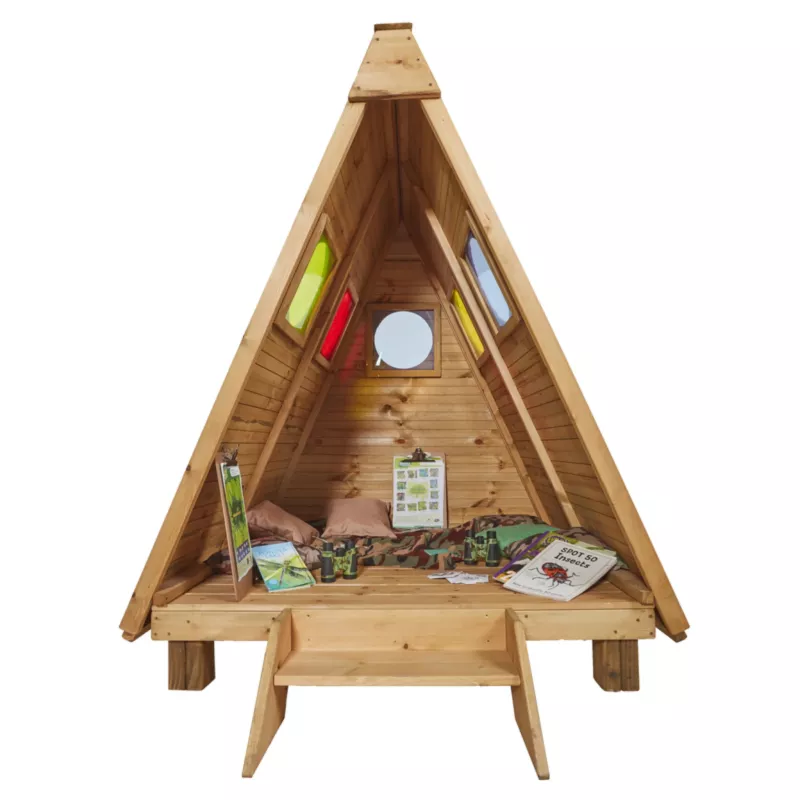Hütte, Puppenhaus, Holz, Indoor Spielzimmer, Hochbett?