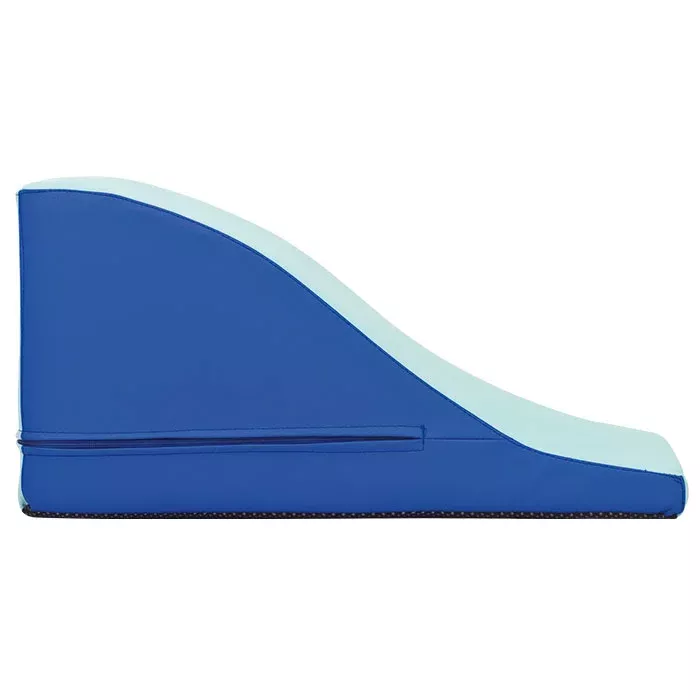 Slip-on, Blau, Wedge-Heel, Formgepresster Absatz, Flache Sohle