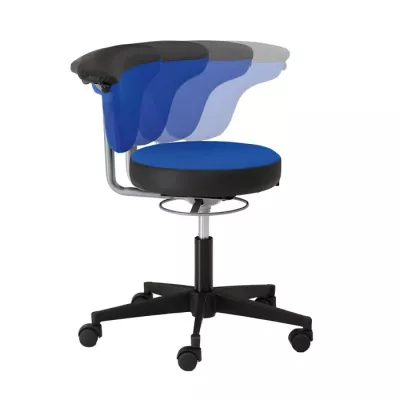 Stuhl, Bürostuhl, Drehstuhl, Kissen, Stuhl mit Lehne