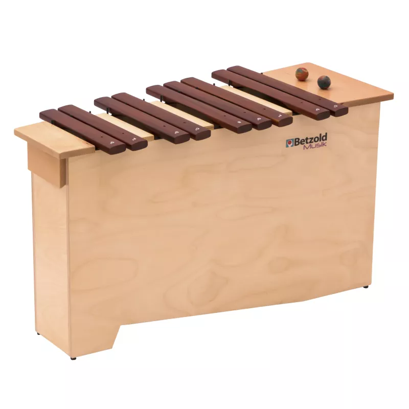 Holz Xylophon, Xylophon, Musikinstrument, Holzplatte, Rosenholzfarbige Balken