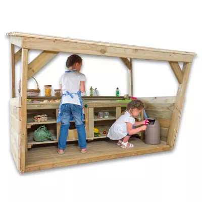 Kinderwerkbank, Holzwerkbank, Küche im Spielzeug, Holz, Natur, Kinderküche