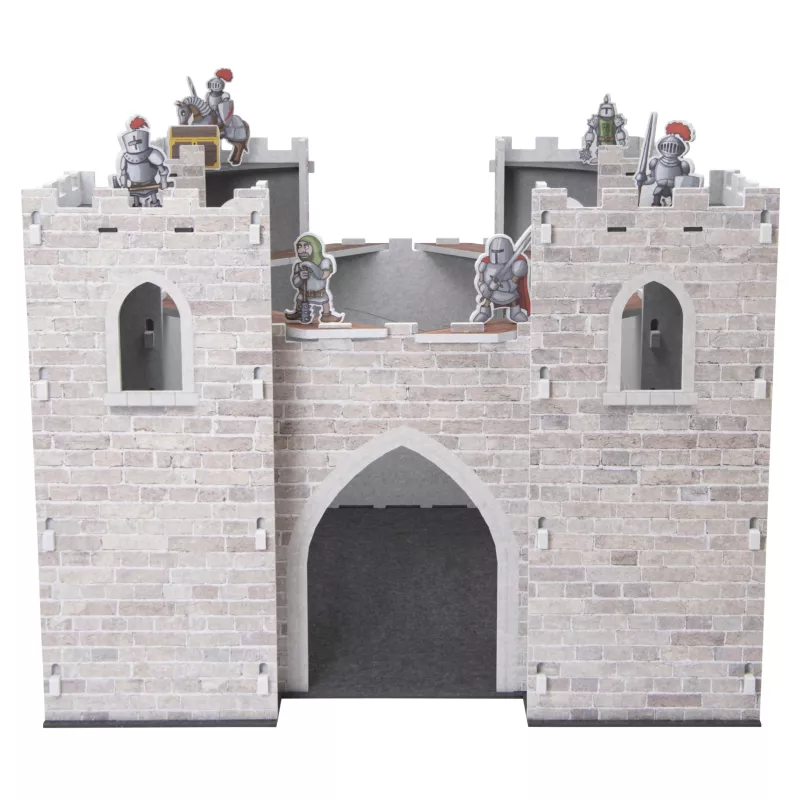 Kastenturm, Steinmauer, Burgtor, Mittelalter, Krieger