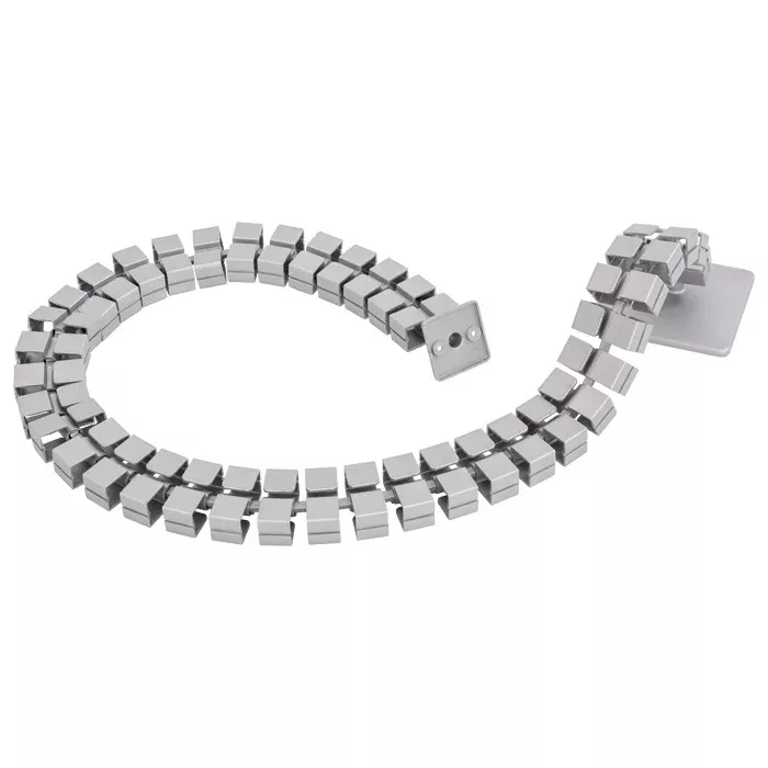 Schlauch, Spirale, Metallquader, Edelstahl, flexibel
