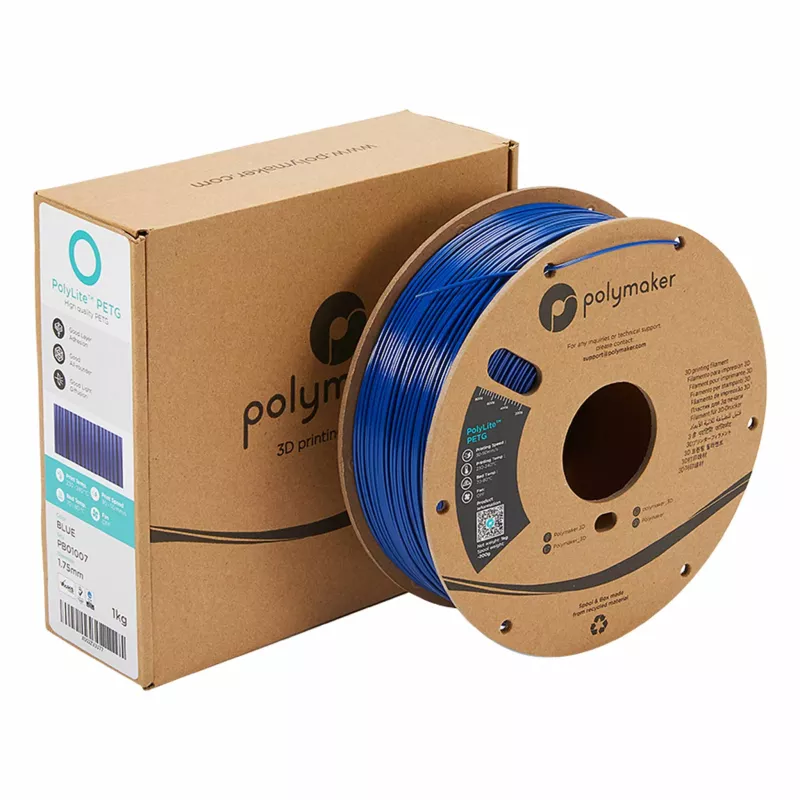 3D-Druck, PETG, Blauer Filament, Filamentenspul, 1 kg