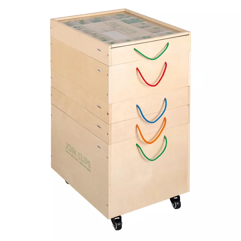 Holzschrank, mobiler Schrank, Rollschublade, Rollwagen, Holzrollschrank