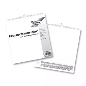 Dauerkalender zum Selbstgestalten, weiß