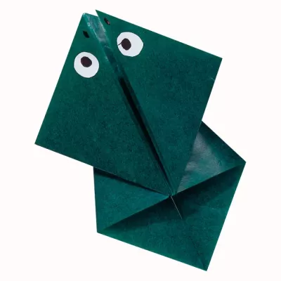 Origami, Papierkunst, Folded paper, Grün, Kreativ