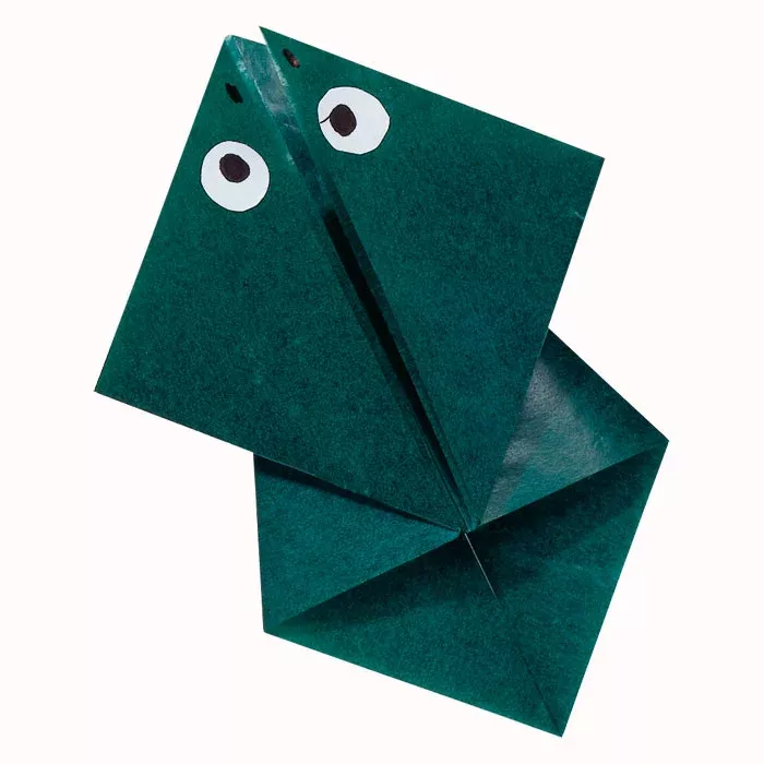 Origami, Papierkunst, Folded paper, Grün, Kreativ