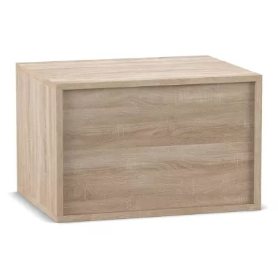 Schreibtisch, Kasten, Holzoptik, Oak, Schublade