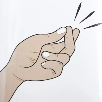 Finger, Finger-Geste, Fingerglied, Rille, Reibungspunkt