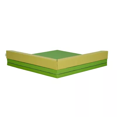 Schaumstoffmatte, Kindermatte, Puzzlematte, grün, zweilagig