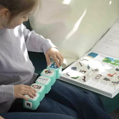 Kartenstapel, Tiermotive, Tiersticker, Spielkarte, Lernspielzeug