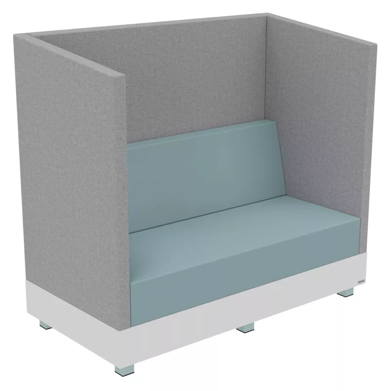 Sitzgruppe, Sesselbank, Garnitur, Sofa-Kabine, Sofa mit Trennwand