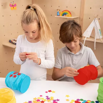 Kinder, Basteln, Papier, Lampe?, Kunstprojekt