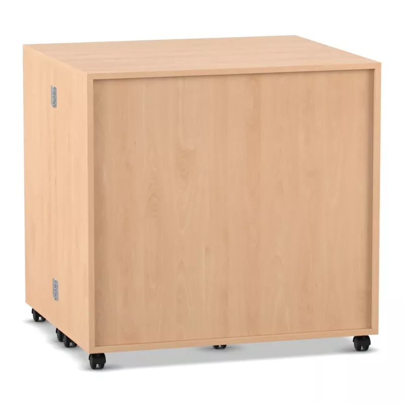 Küchenschrank, Unterschrank, Holzoptik, Rollhocker, Kleiderschrank