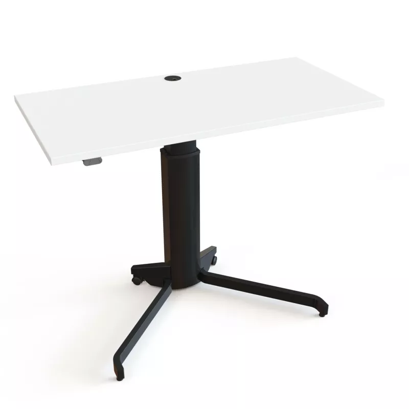 Schreibtisch, Arbeitsplatte, Tischplatte, Tischbein, Rolluntergestell