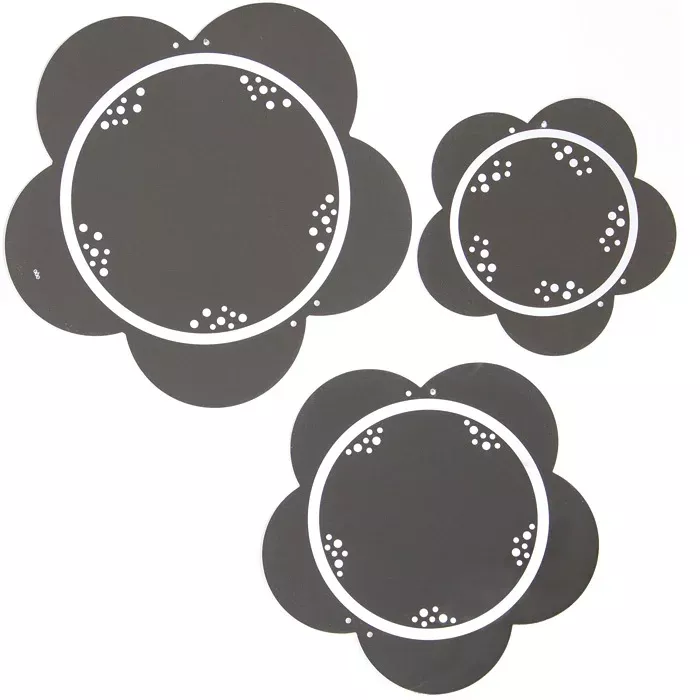 Blume, Dekor, Wandaufkleber, Ausschnitt, Kreis Muster