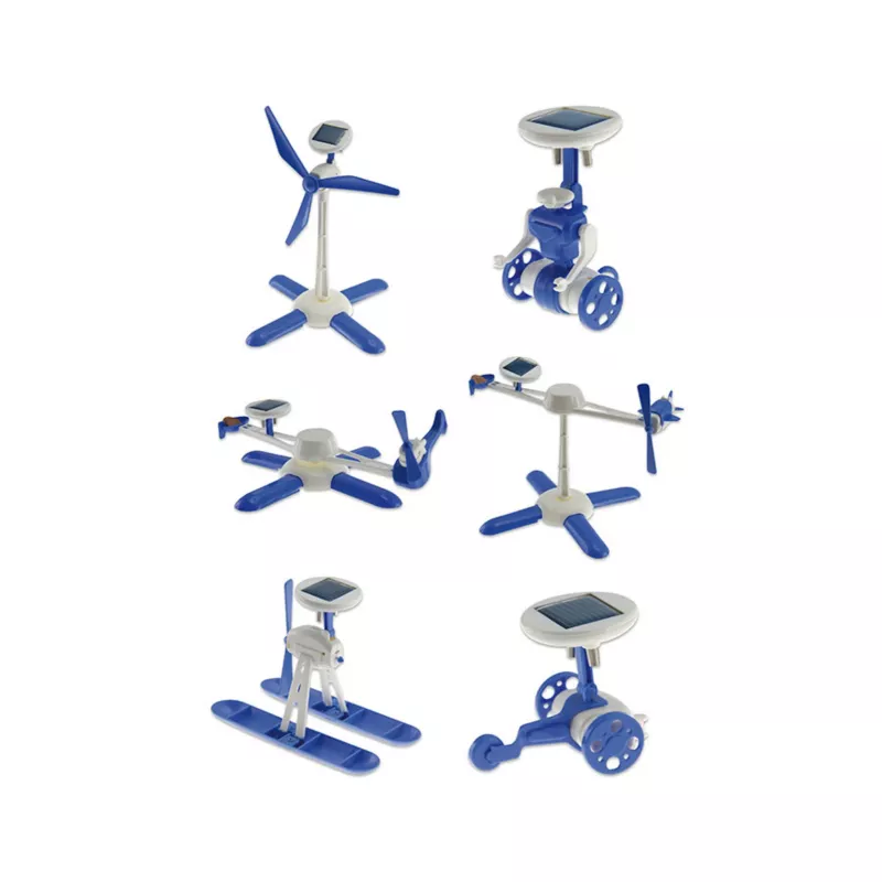 Solarbetrieben, Kinder STEM, Blau, Modellbausatz, Schwenkmechanismus