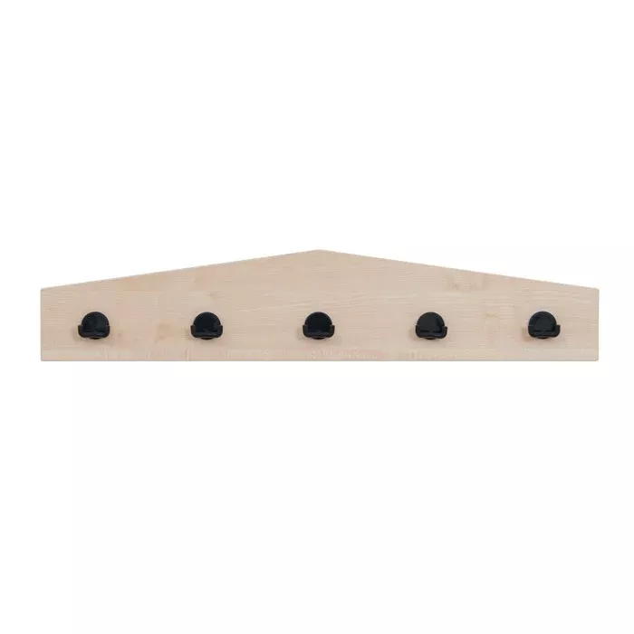 Holzleiste, Kleiderhaken, Wandhalter, Hakenleiste, Holzbrett