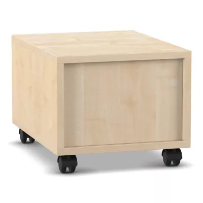 holzbox, rollbox, wandertisch, holzkommode, fahrbar