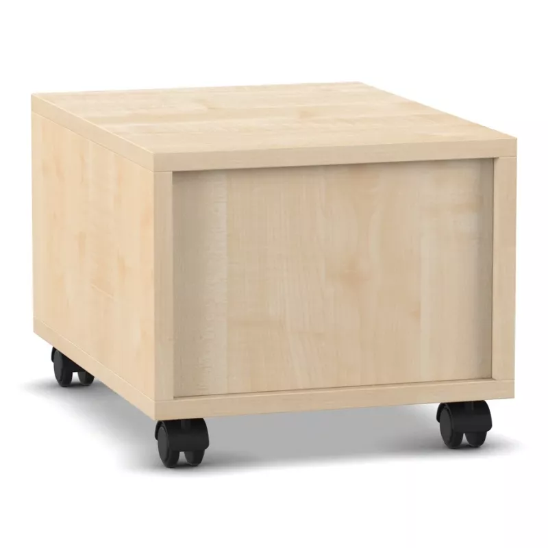 holzbox, rollbox, wandertisch, holzkommode, fahrbar