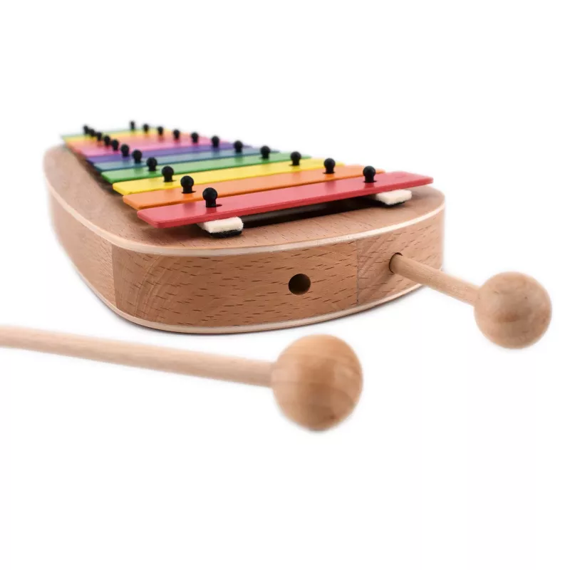 Holzspielzeug, Musikinstrument, Xylophon, Rainbow-Farbton, Kinderspielzeug