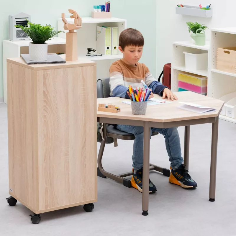 kindergarten desk, children desk, wooden desk, study table, chair